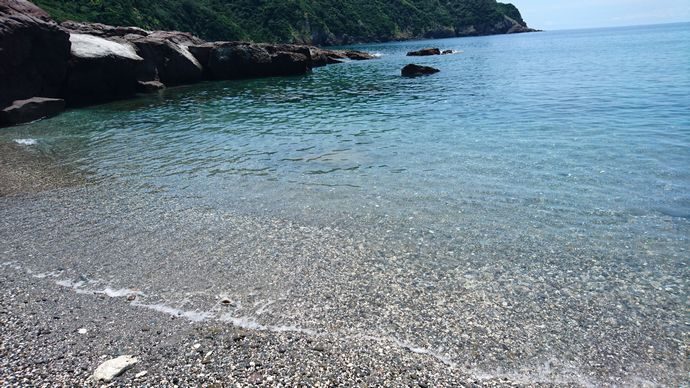 ラフィーユのそばの海