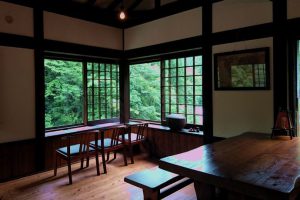 【霧島市】日の出温泉 きのこの里　たんぽぽ珈琲館：川のせせらぎを聴きながらゆったりと