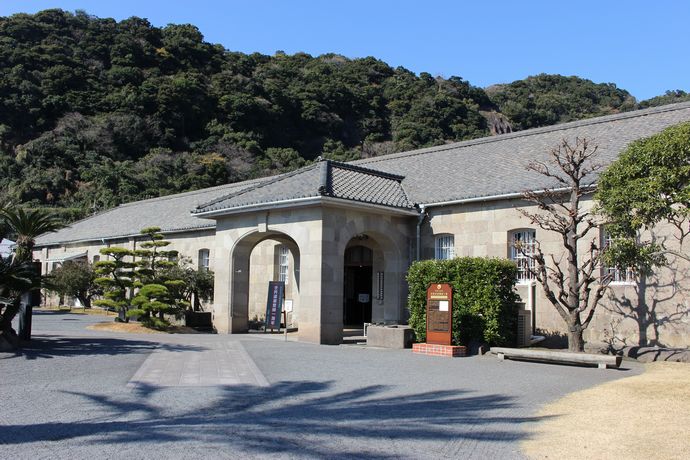 建物自体が文化財の尚古集成館