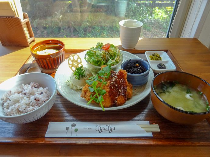 cafe食堂JYUJYUさんでランチ