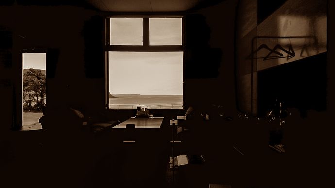 長島のStopByでハンバーガーランチを頂きました