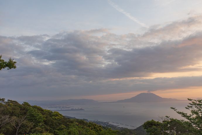 指宿スカイライン知覧展望台からの景色