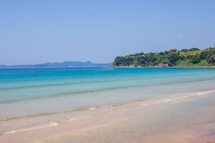 長島の小浜海水浴場