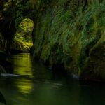 上鶴橋：偶然が重なってできた財部の天然アーチ橋はとても幻想的だった！【曽於市】