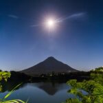 開聞と頴娃の星空や月夜を楽しんできた